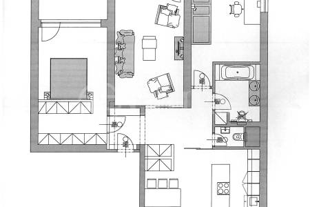 Pronájem bytu 4+kk se dvěma lodžiemi a garáží, OV, 110 m2, ul. Na Špitálce 2446/5, Praha 6 - Hanspaulka