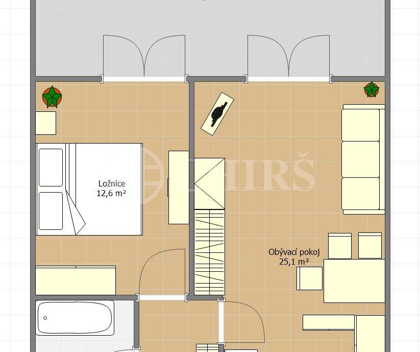 Prodej bytu 2+kk s předzahrádkou, OV, cca 50m2, ul. Kotíkovská 1250/65, Plzeň