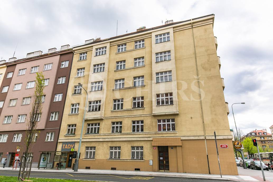 Prodej bytu 1+kk, OV, 16m2, ul. Zelená 943/7, Praha 6 - Bubeneč