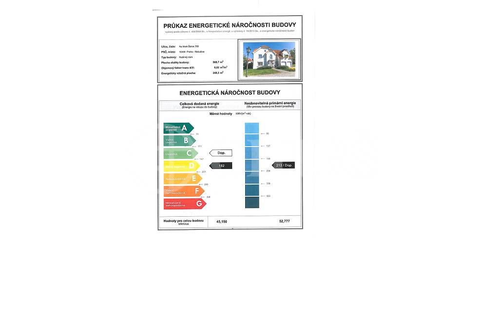 Prodej RD, 6+1/B/2xG, OV, cca 220m2, ul. Na Malé Šárce 769/26, Praha 6 - Nebušice