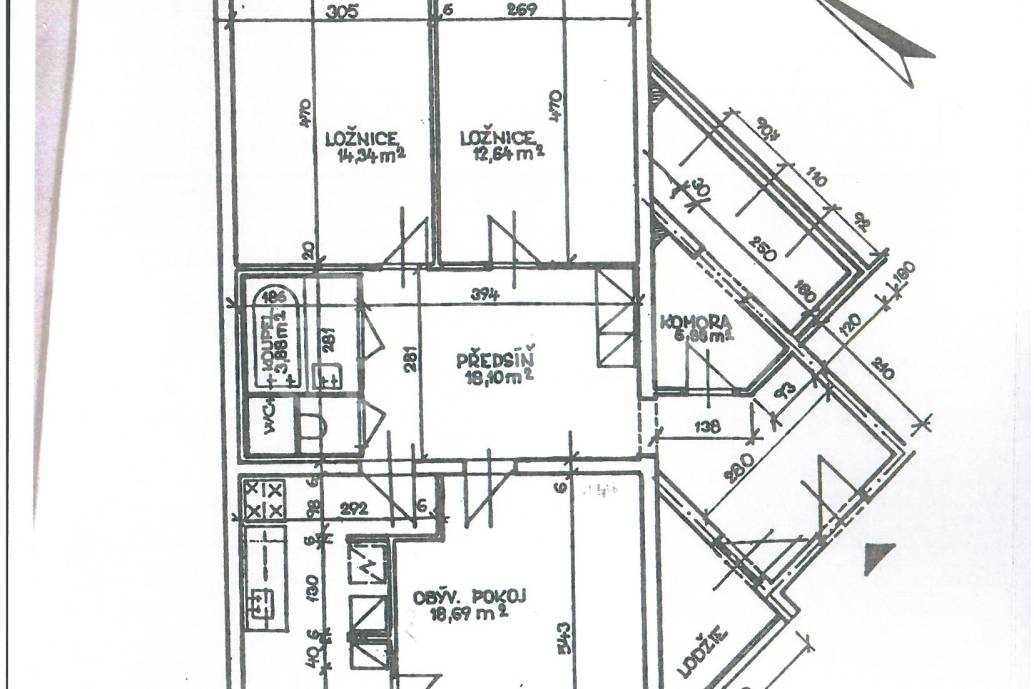 Prodej bytu 3+kk/2x lodžie, OV, 87m2, ul. Amforová 1899/16, Praha 5 - Stodůlky