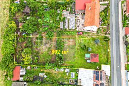 Prodej stavebního pozemku, 802 m2, obec Konárovice, okres Kolín