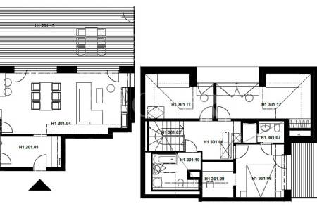 Pronájem bytu 4+kk se dvěma terasami, OV, 116m2, ul. Butovická 1006/20, Praha 5 - Jinonice