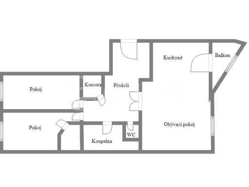 Prodej slunného bytu 3+kk/B v novostavbě, 94 m2, ul. Pod Parukářkou 2760/8, P3- Žižkov