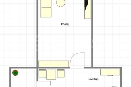 Prodej bytu 1+1 s terasou, OV, 42m2, ul. Bělohorská 1688/122, P-6 Břevnov