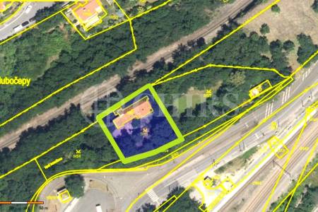 Prodej stavebního pozemku, 1168 m2, ul. Nad Konečnou, Praha 5 - Hlubočepy
