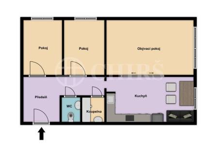 Pronájem bytu 3+1, DV, 107m2, ul. Sluneční náměstí 2588/14, Praha 5 - Stodůlky