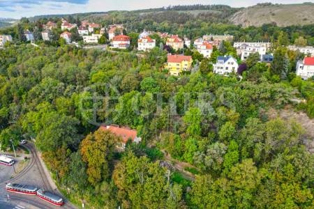 Prodej stavebního pozemku, 1168 m2, ul. Nad Konečnou, Praha 5 - Hlubočepy