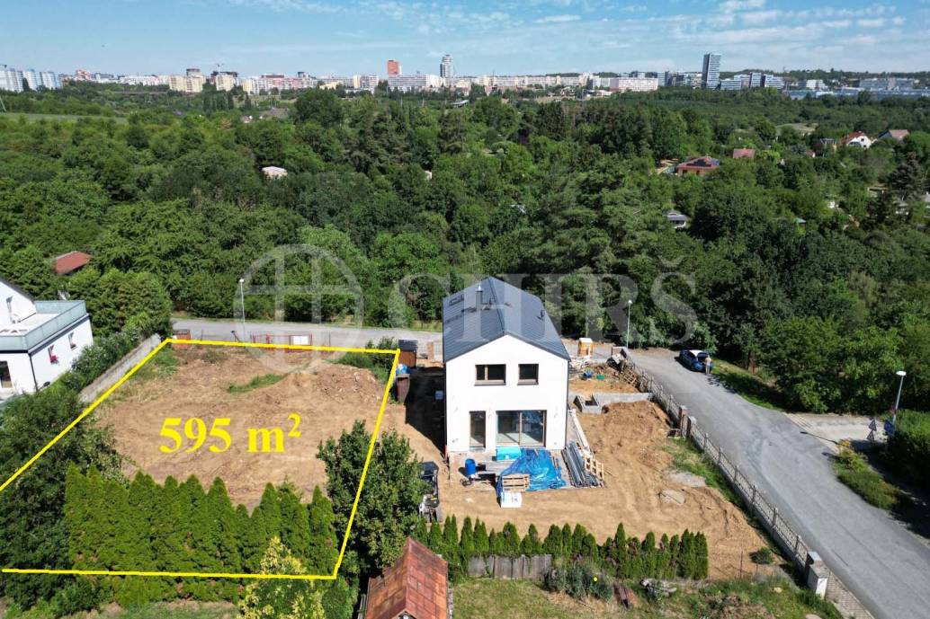 Prodej stavebního pozemku, 595 m2, Praha 5 - Jinonice