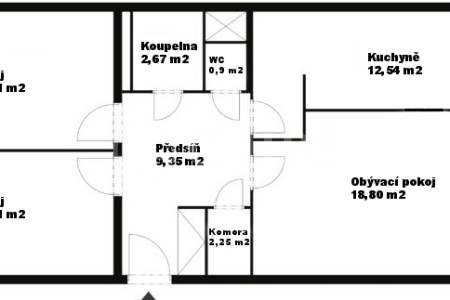 Prodej bytu 3+1/L, OV, 80m2, ul. Křivenická 444/33, Praha 8 - Čimice