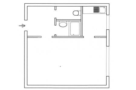 Prodej bytu 1+kk, 29m2, Krynická, Praha 8