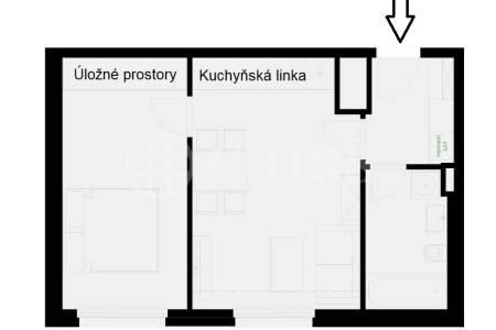 Pronájem bytu 2+kk s garážovým stáním a sklepem, OV, 44 m2, ul. Hábova 3209/5b, Praha 13 - Stodůlky