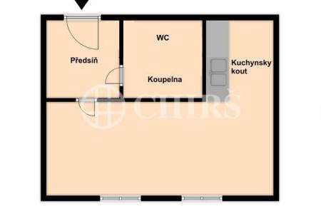Pronájem bytu 1+kk, OV, 34 m2, ul. Nechvílova 1830/18, Praha 11 - Chodov