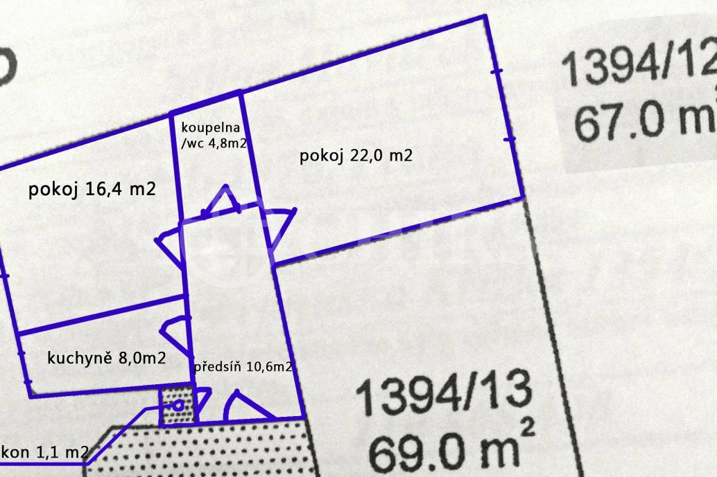 Prodej bytu 2+1/B, OV, 67m2, ul.Františka Křížka 1394/27, P - 7 Letná