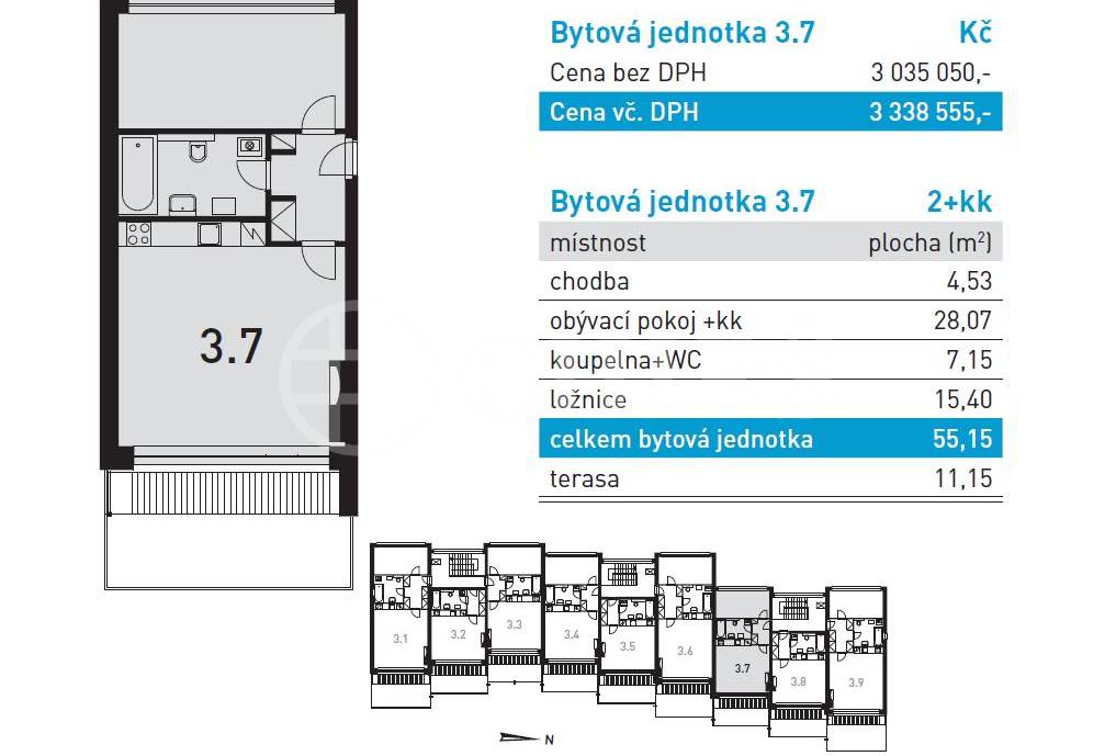 Prodej chaty 2+kk, 55,15m2/T v rezidenci nad Máchovým jezerem 