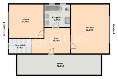 Prodej bytu 4+kk, OV, 160m2, ul. Trnkovo náměstí 1112/1, Praha 5 - Hlubočepy