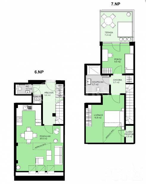 Prodej bytu 3+kk/B, OV, 94,5 m2, ul. Korunovační 570/18, Praha 7-Bubeneč