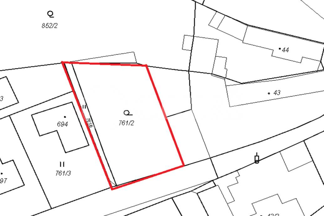 Prodej stavebního pozemku, OV, cca 911m2, ul. V Průhonu, Tehovec u Říčan