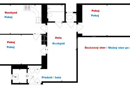 Prodej bytu 2+1, 78 m2, OV, Písecká 3, Praha 3 - Vinohrady