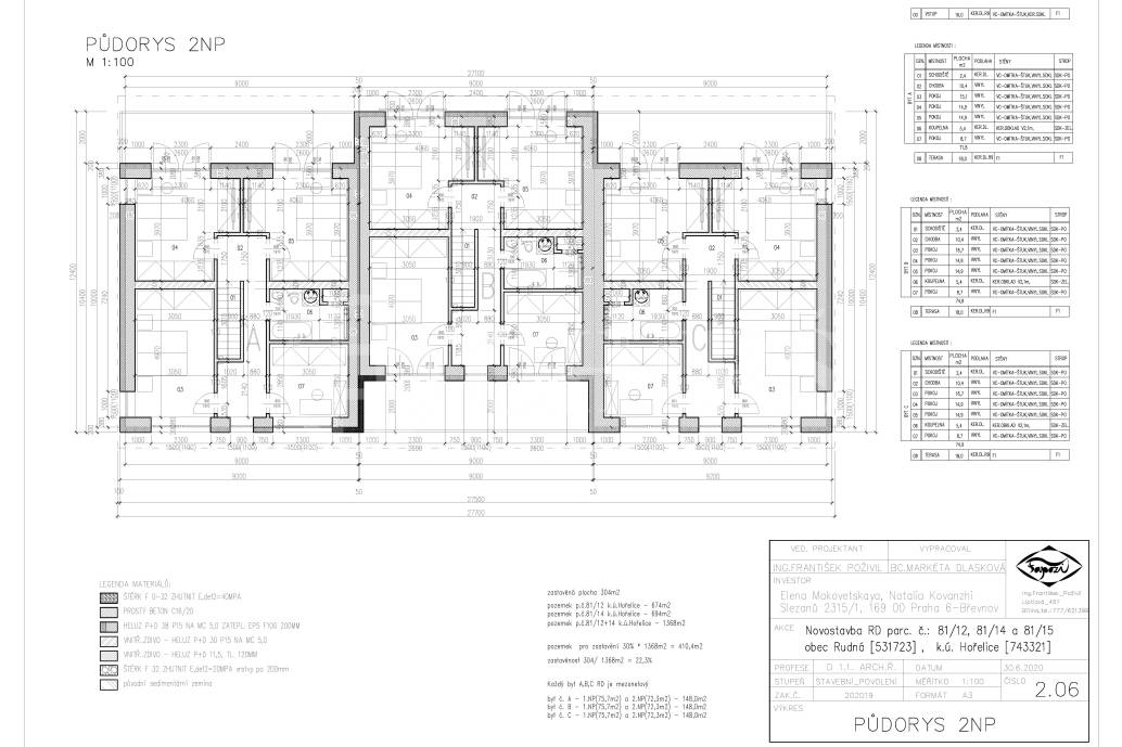 Prodej bytu 5+kk+pracovna s balkonem a zahradou, OV, 143m2, ul. Masarykova 1586/230, Rudná u Prahy