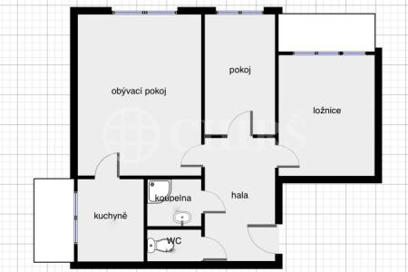 Prodej bytu 3+1/2L, 63 m2, ul. Radimova, P-6 Břevnov