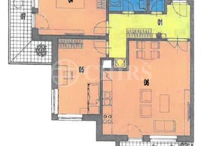 Prodej bytu 3+kk s dvěma balkony, OV, 83m2, ul. Hevlínská 495/3, Praha 5 - Zličín