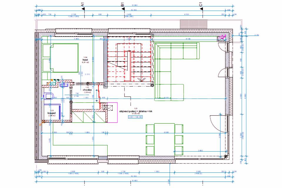 Prodej rodinného domu 5+kk s terasou, dvěma garážemi a zahradou, ul. K Rozvodně 1094/26, Praha 5 - Slivenec