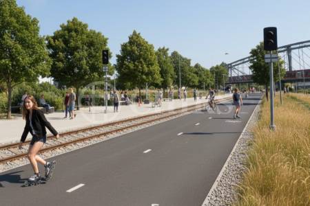 Prodej novostavby bytu 2+kk se zahradou, terasou, lodžií, sklepem a garážovým stáním, DV, 64 m2, Praha 10 - Vršovice
