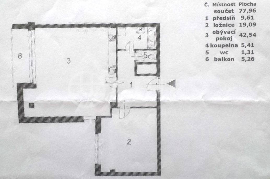 Pronájem bytu 2+kk s balkonem, OV, 78m2, ul. Petržílkova 2583/15, Praha 5 - Stodůlky