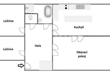 Pronájem bytu 3+1, OV, 96 m2, ul. Svatovítská 504/2, Praha 6 - Dejvice