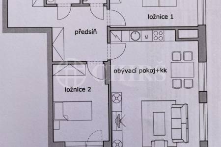 Pronájem bytu 3+kk s lodžií, OV, 81m2, ul. Nárožní 2787/7a, Praha 5 - Stodůlky