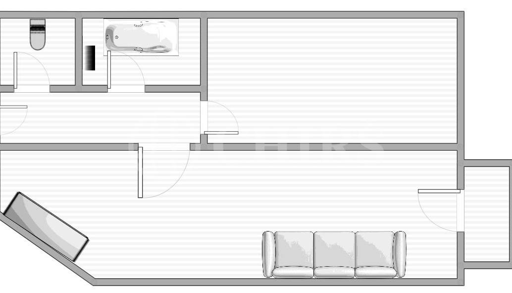 Pronájem bytu 2+kk s balkonem, OV, 45m2, ul.  Wiedermannova 1406/4, Praha 5 - Stodůlky