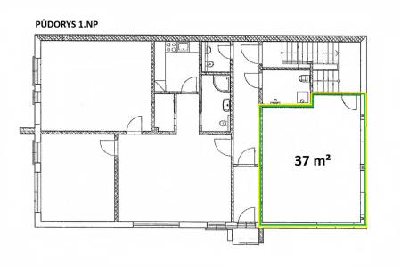 Pronájem kanceláře, OV, 20m2, ul. Armády 2793/26, Praha 5 - Stodůlky