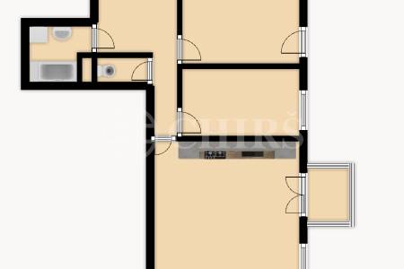 Prodej bytu 3+kk s balkonem, OV, 74m2, ul. U Kamýku 1001/6, Praha 4 - Kamýk