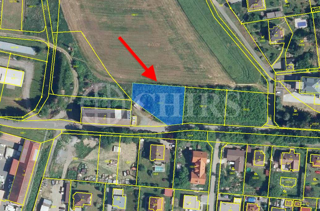 Prodej stavebního pozemku 1.130 m2, Chocerady