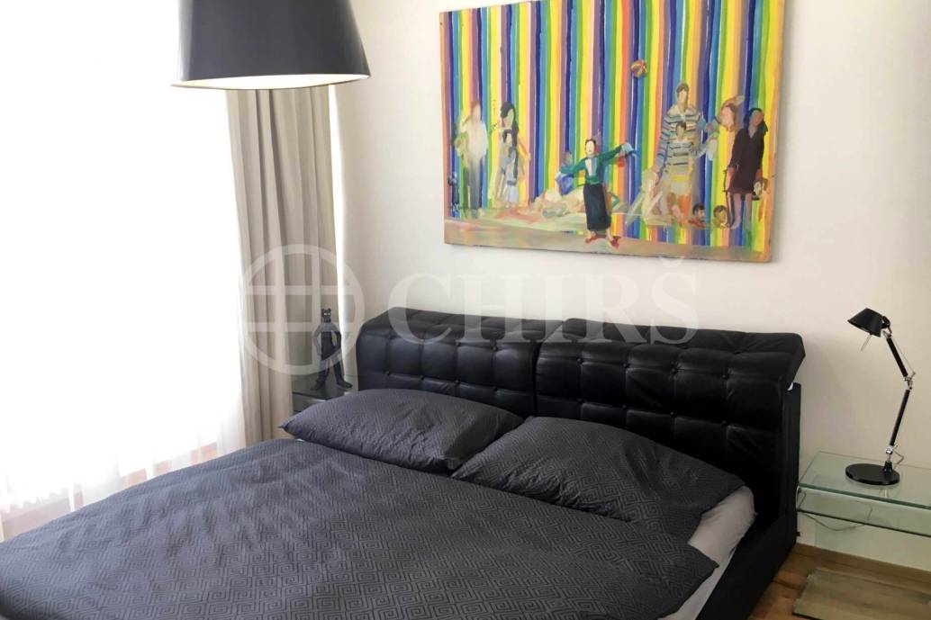 Pronájem zařízeného bytu 4+KK, 110m2, OV, Rezidence Flora - Jičínská 10, Praha 3 Vinohrady