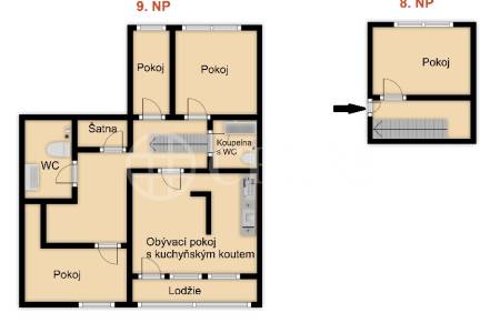 Prodej bytu 4+kk s lodžií, OV, 116m2, ul. Běhounkova 2308/15, Praha 5 - Stodůlky