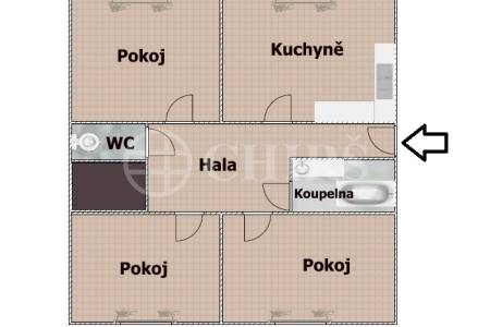 Prodej bytu 3+1, 98 m2, DV, ul. Václavkova 505/30, Praha 6 - Dejvice