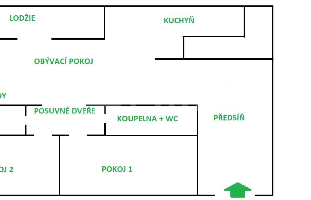 Pronájem bytu 3+kk s lodžií, OV, 108m2, ul. Čínská 765/3, Praha 6 - Bubeneč