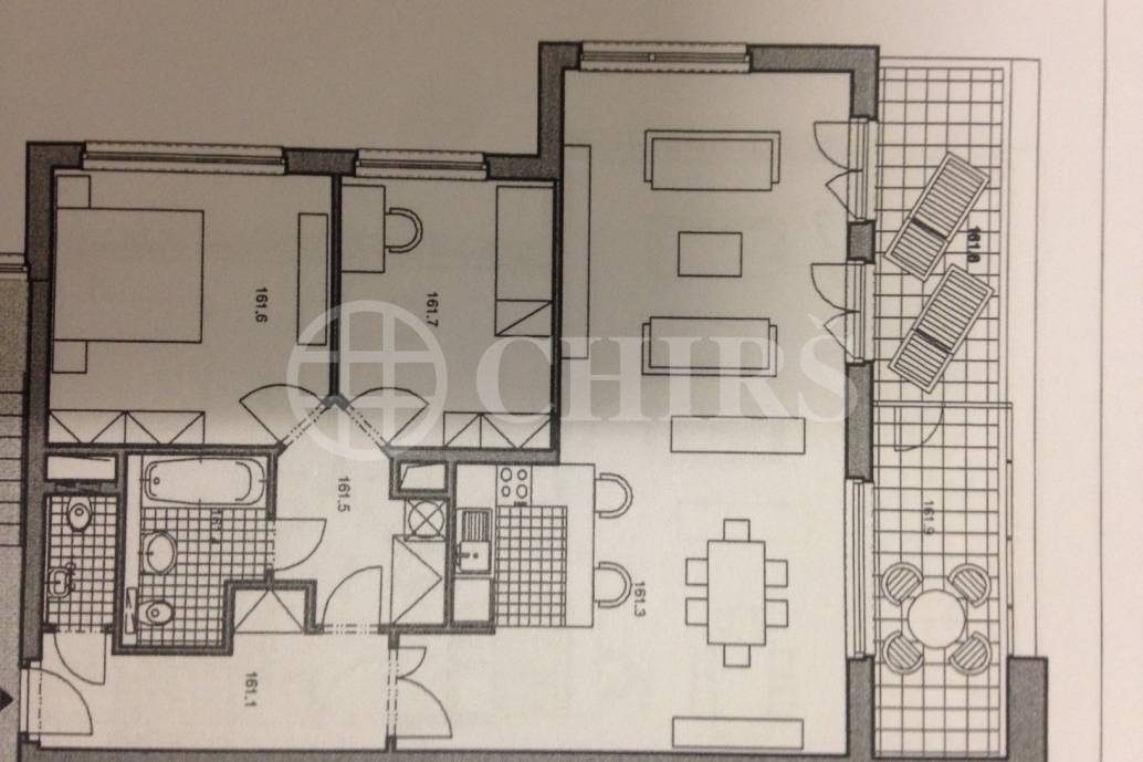 Pronájem bytu 3+kk, terasa, zimní zahrada, GS, OV, 95m2, ul. K Červenému Vrchu 844/2a, Praha 6 - Vokovice