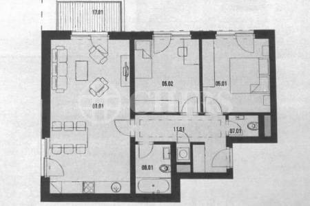 Prodej bytu 3+kk s balkonem, OV, 78m2, ul. Pivovarská 1002, Vysoký Újezd