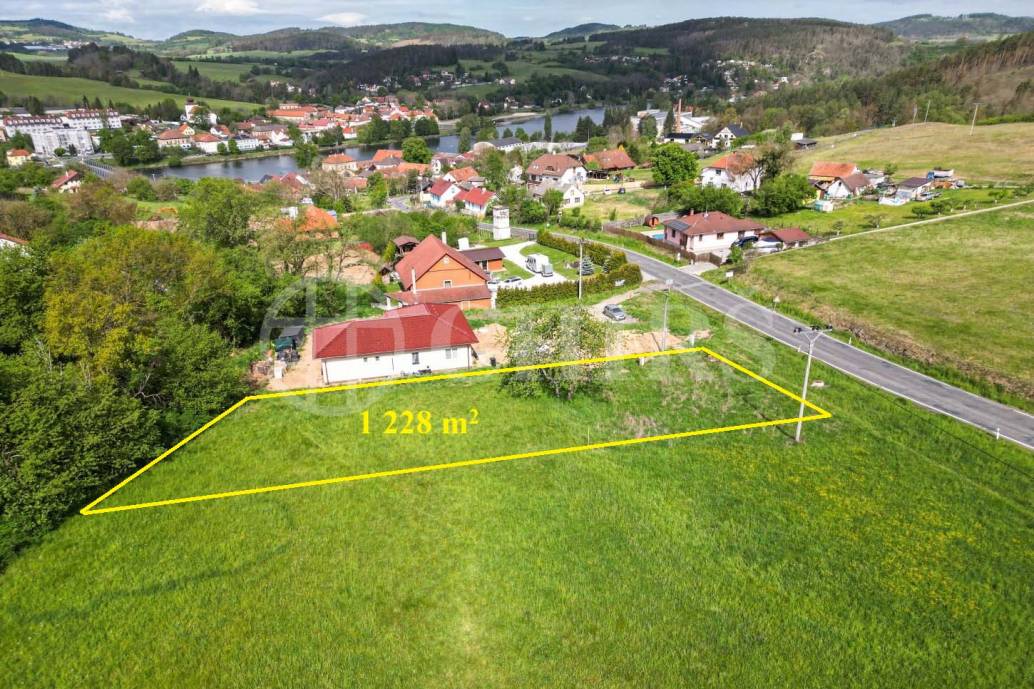 Prodej pozemku, OV, 1228 m2, Kamýk nad Vltavou