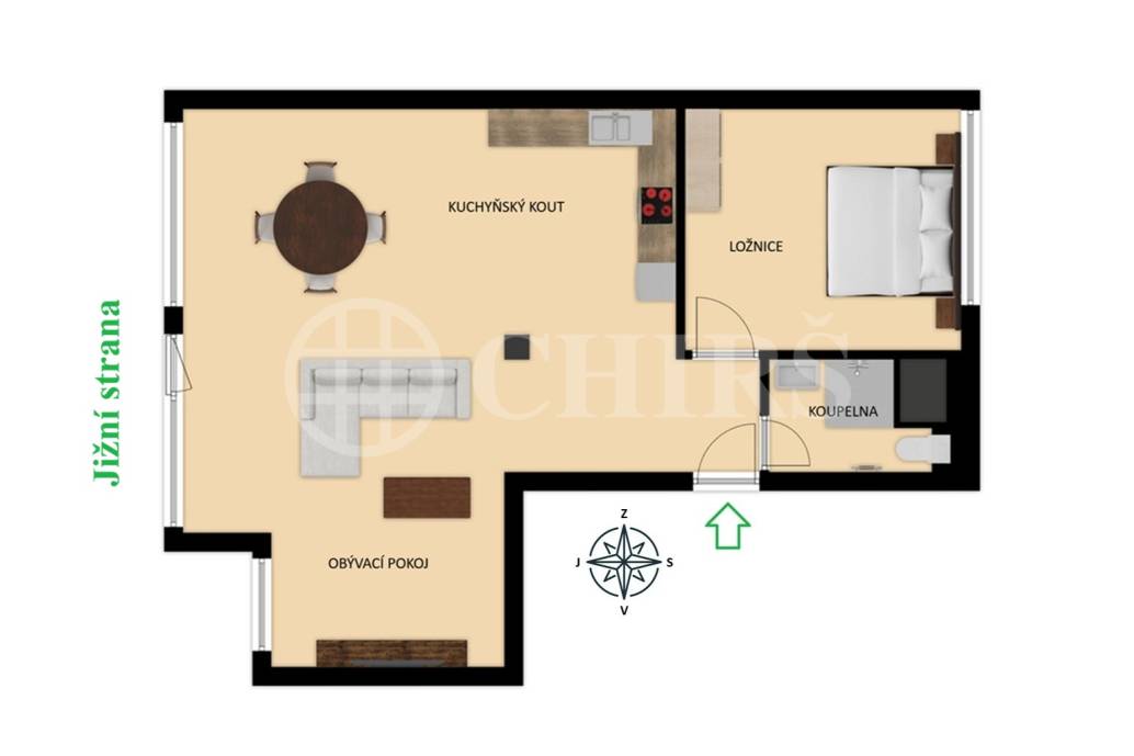Prodej bytu 2+kk, OV, 57m2, ul. Pod Homolkou 302/31, Praha 5 - Motol