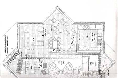 Pronájem rodinného domu 5+1 s terasou, OV, 235m2, ul. Na Kopečku 572, Klecany, okr. Praha-východ