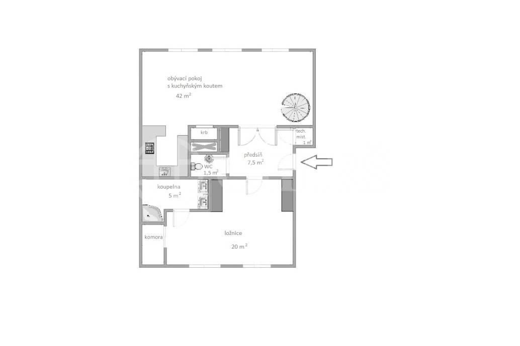 Pronájem bytu 3+kk, OV, 115m2, ul. Korunní 1166/41, Praha 2 - Vinohrady