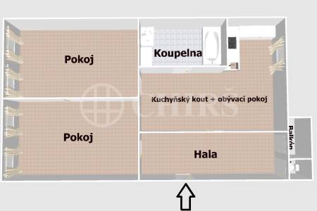 Prodej bytu 3+kk s balkónem, 90 m2, OV, ul. Generála Píky 549/4, Praha 6 - Dejvice