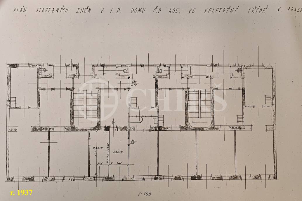 Prodej bytu 3+1, OV, 100m2, ul. Veletržní 405/31, Praha 7 - Holešovice