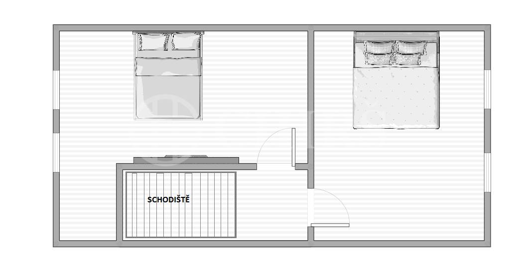 Prodej chaty 2+1, OV, 100m2, Milešov 404, Hřebeny