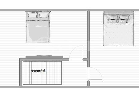 Prodej chaty 2+1, OV, 100m2, Milešov 404, Hřebeny