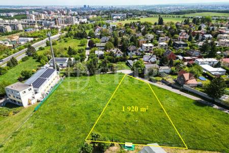 Prodej stavebního pozemku, ÚP - Komerční, 1920 m2, Praha 5 - Slivenec